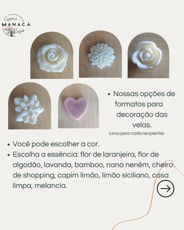 Velas Aromática no pote de vidro com tampa de madeira pinus - Imagem 7