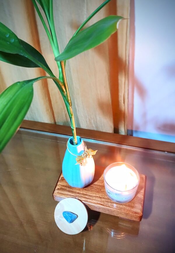 Kit Vaso solitário azul - Imagem 4